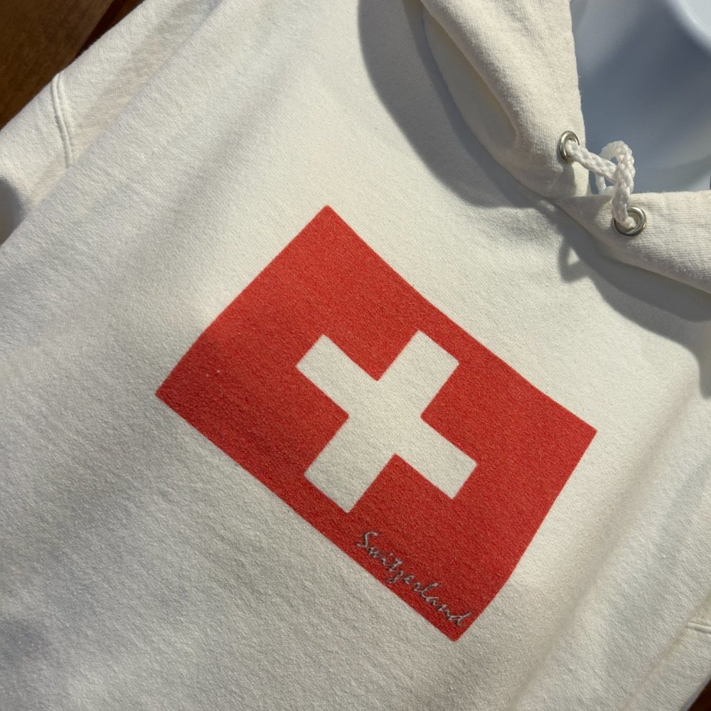 Switzerland/Swiss Flag Hoodie - Picture 5 of 11